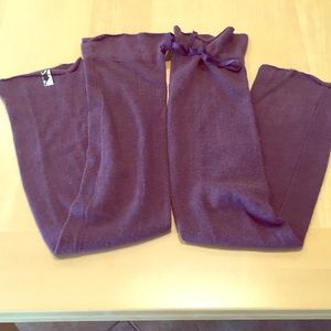 Dark purple/burgundy lululemon leg warmers